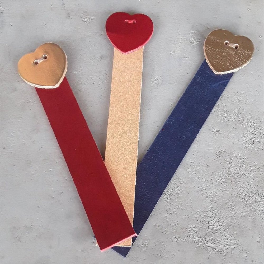 Custom bookmark leather Personalized BookmarkLeather Bookmark